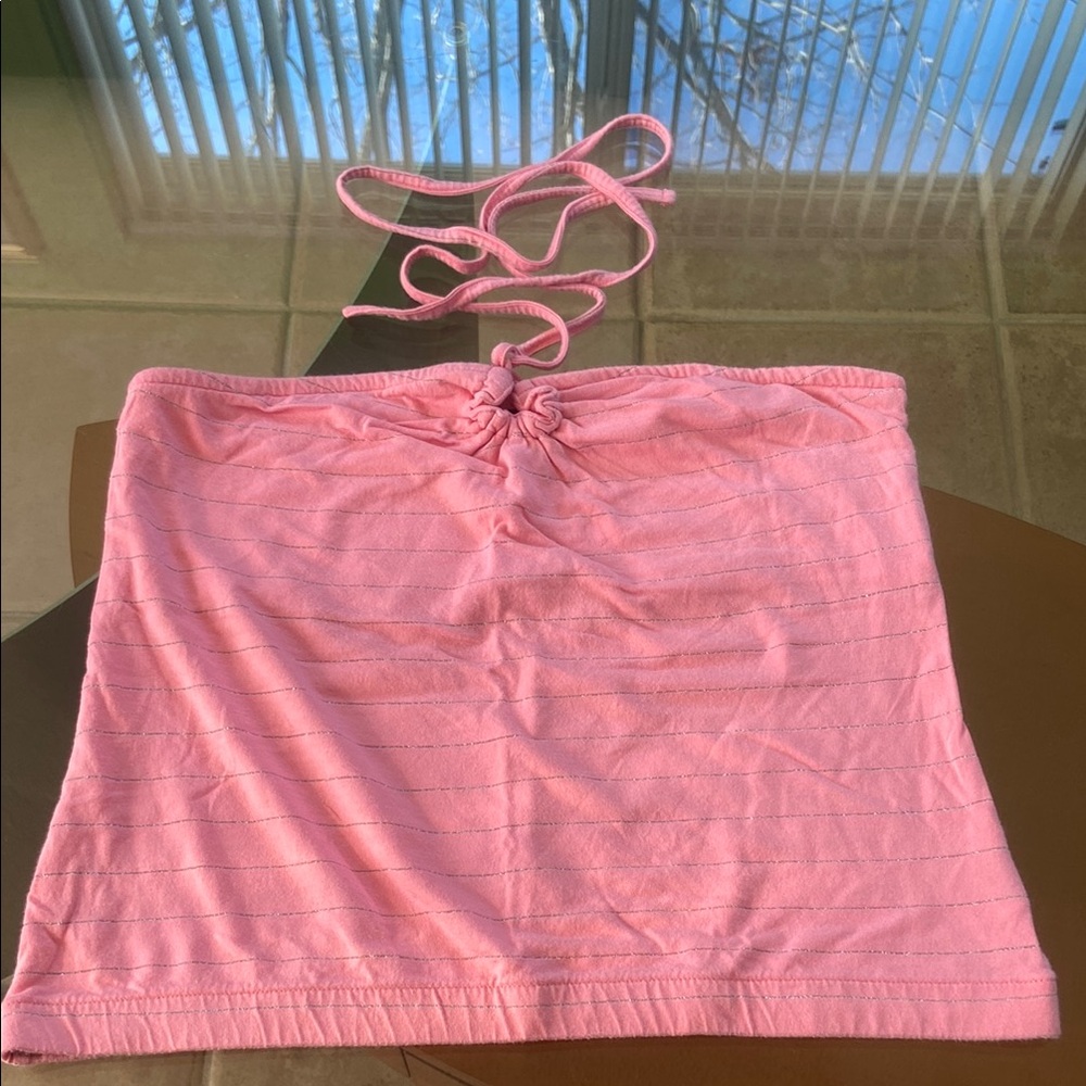 Y2K H&M halter tube top